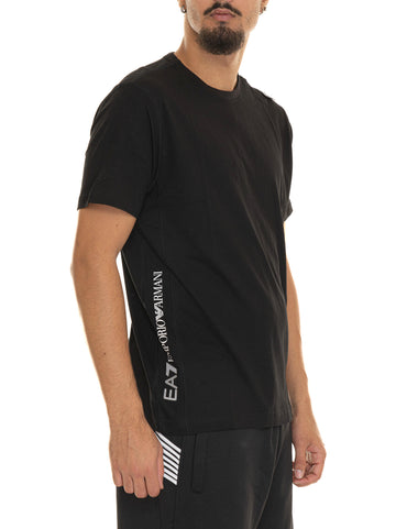 EA7 Men's Black T-Shirt