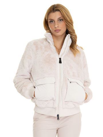 Giubbino bomber Bianco EA7 Donna