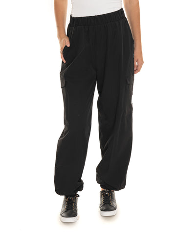 Pantalone cargo Nero EA7 Donna