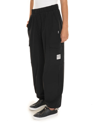 Pantalone cargo Nero EA7 Donna