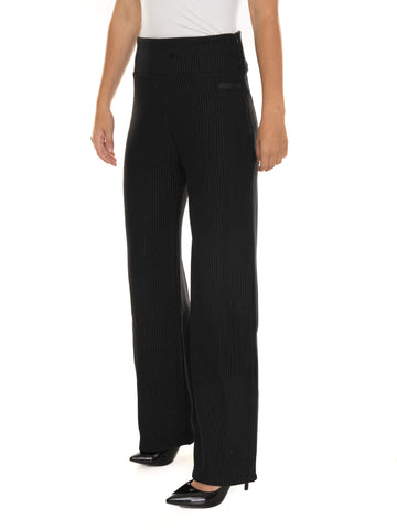 Pantalone in felpa Nero EA7 Donna