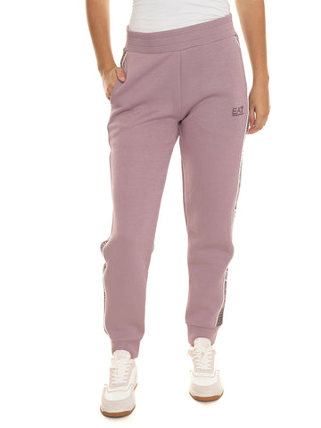 Pantalone in felpa Rosa EA7 Donna