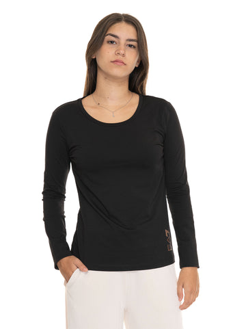 T-shirt Black EA7 Woman