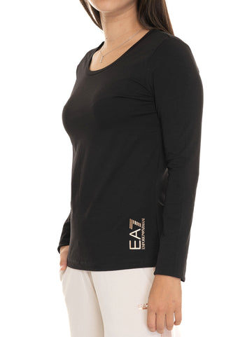 T-shirt Black EA7 Woman