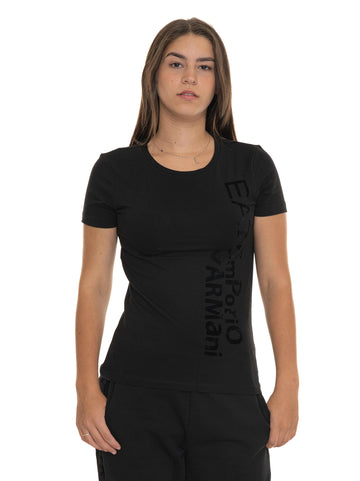 T-shirt Nero EA7 Donna