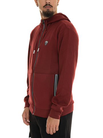 EA7 Men's Bordeaux Sweatshirt