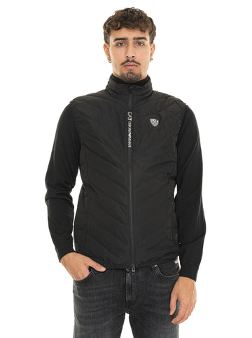 Gilet Nero EA7 Uomo