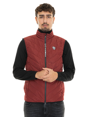 Gilet Bordeau EA7 Uomo