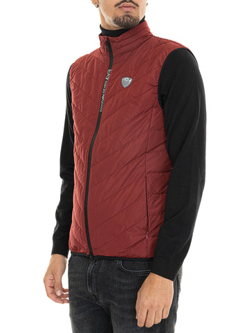 Gilet Bordeau EA7 Uomo