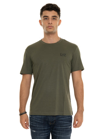 EA7 Men's Green T-Shirt