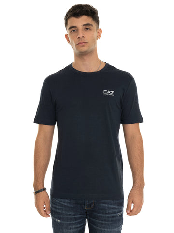 EA7 Men's Blue T-Shirt