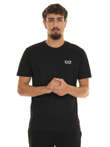 T-shirt Nero EA7 Uomo