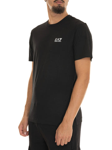 T-shirt Nero EA7 Uomo