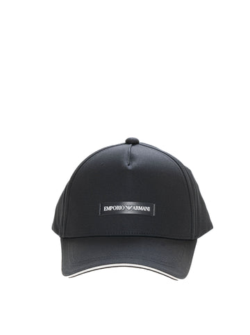 Cap with visor Black Emporio Armani Man