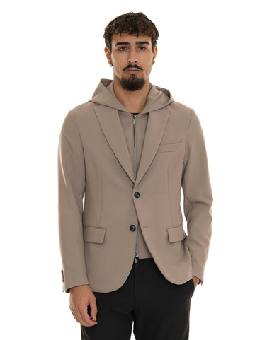 Giacca 2 bottoni Taupe Emporio Armani Uomo