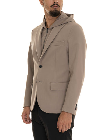 Giacca 2 bottoni Taupe Emporio Armani Uomo