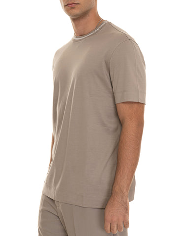 Emporio Armani Men's Taupe T-Shirt