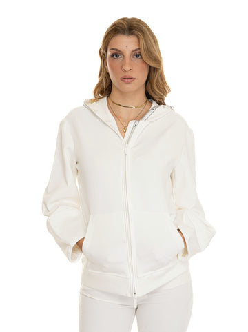 Emporio Armani Women's Oversized Sweatshirt White