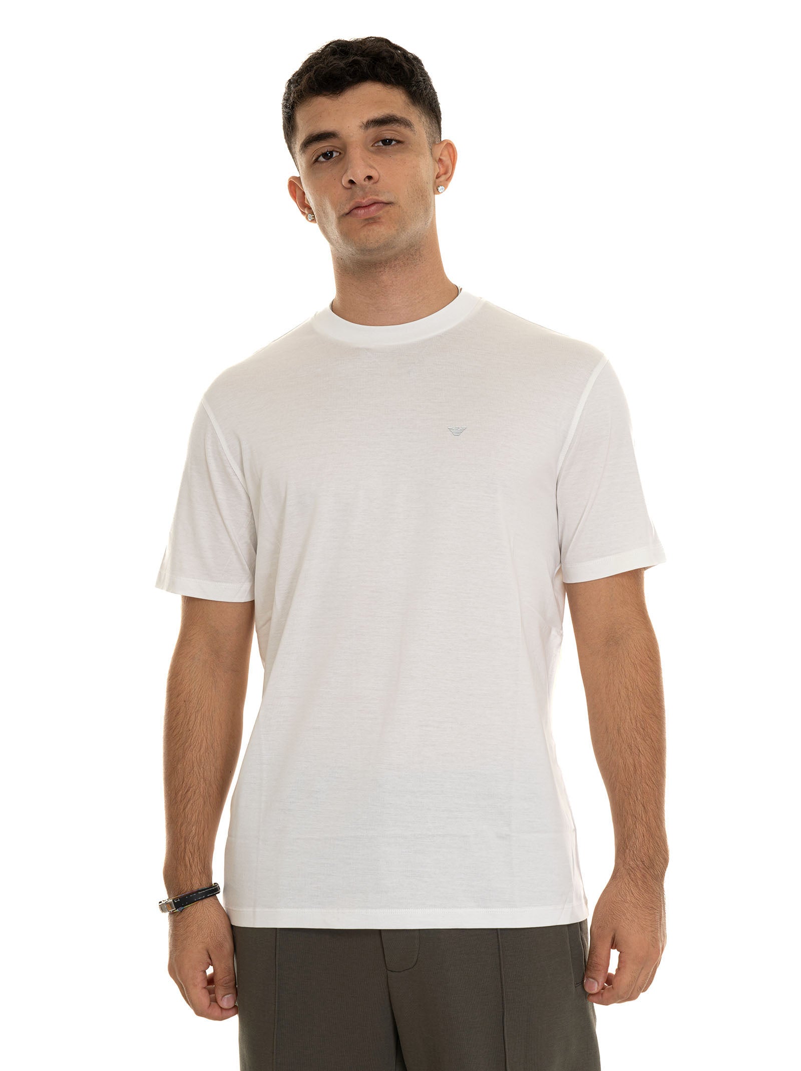 T shirt Bianco Emporio Armani Uomo