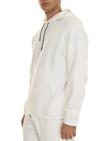 White Emporio Armani Men's Hoodie