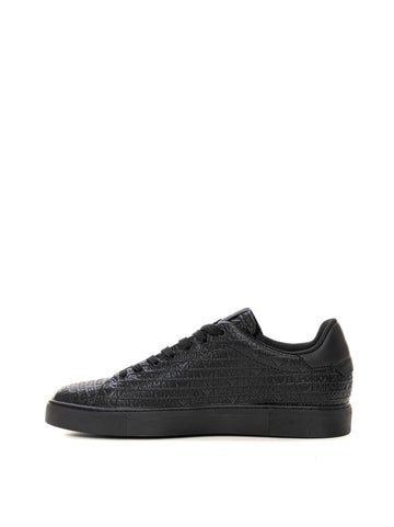 Sneakers con lacci Nero Emporio Armani Uomo