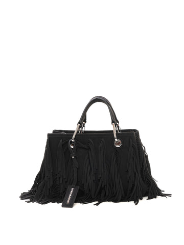 Borsa modello shopper media Nero Emporio Armani Donna