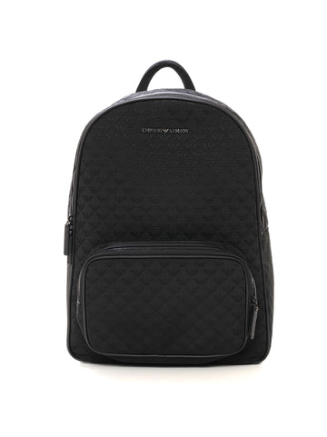 Emporio Armani Man Black Backpack