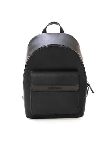 Emporio Armani Man Black Backpack