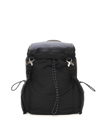 Emporio Armani Man Black Backpack