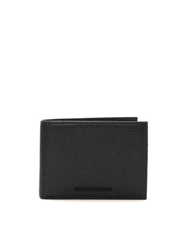 Wallet and keychain set Black Emporio Armani Man