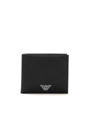 Wallet and card holder set Black Emporio Armani Man