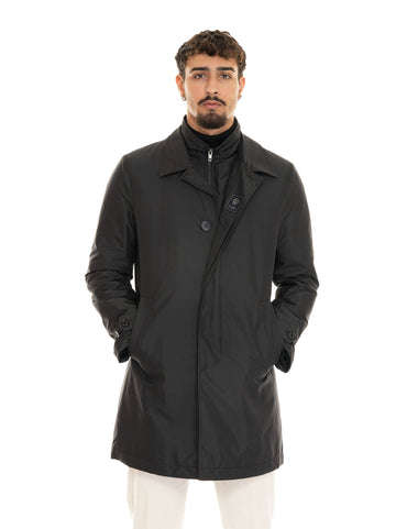 Fay Men's Morning Black Nylon Jacket