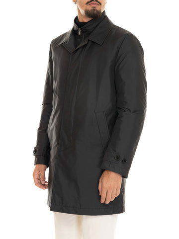 Fay Men's Morning Black Nylon Jacket