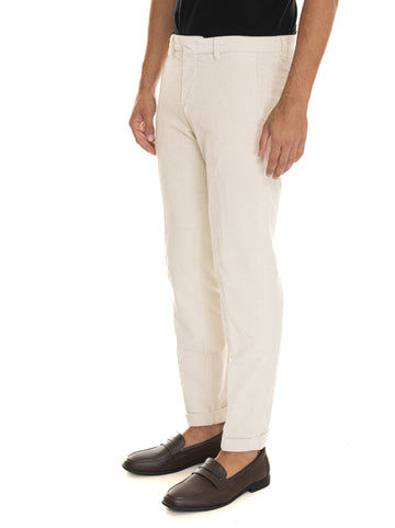 Pantalone modello chino Avorio Fay Uomo