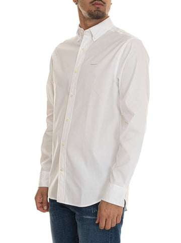 Camicia cotone manica lunga Bianco Gant Uomo