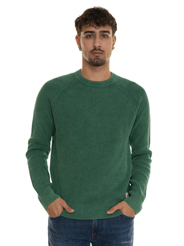 Maglia girocollo Verde Gant Uomo