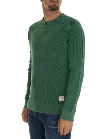 Maglia girocollo Verde Gant Uomo