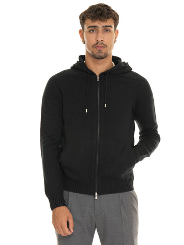 Black Gran Sasso Men's Hoodie