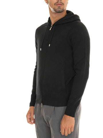 Black Gran Sasso Men's Hoodie