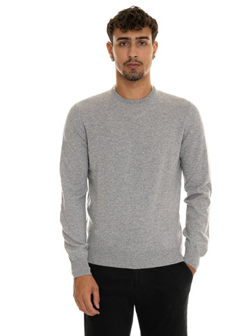 Crewneck Sweater Light Grey Gran Sasso Men