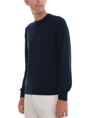 Blue Gran Sasso Man crew neck pullover