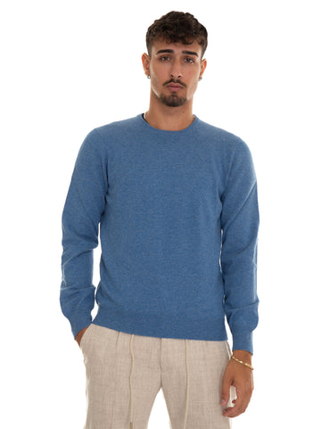 Gran Sasso Men's Crewneck Sweater Blue