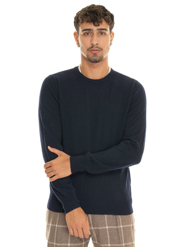 Blue Gran Sasso Man crewneck sweater