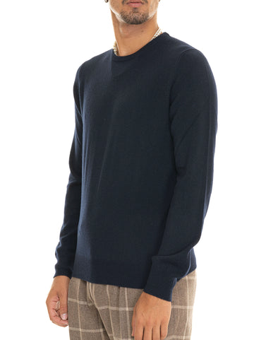 Blue Gran Sasso Man crewneck sweater