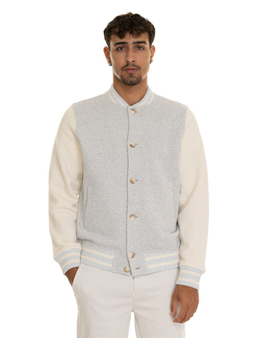 Gran Sasso Men's Grey-Beige Short Jacket