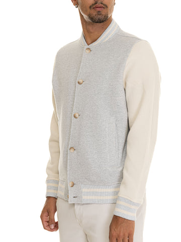 Gran Sasso Men's Grey-Beige Short Jacket