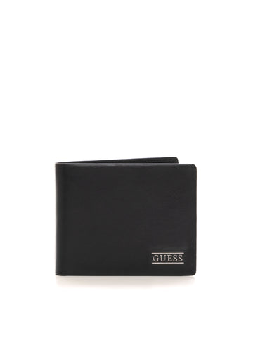 Guess Men's New Bstn Wallet Black