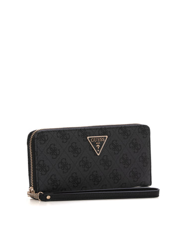 Guess Women's Anthracite Laurel Zip Around Wallet