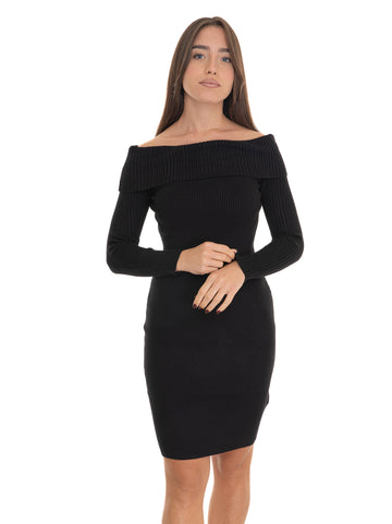 Short black dress Guess Woman