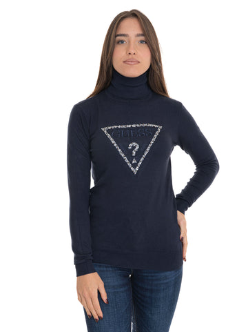 Maglia : piper Blu Guess Donna